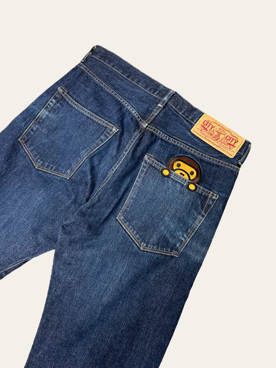 A bathing ape sales jeans