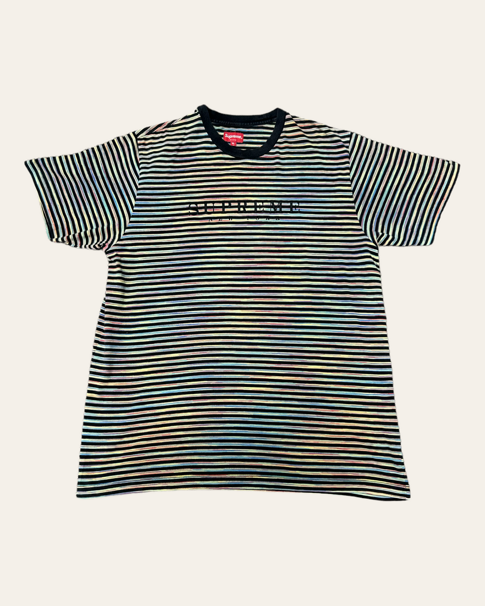 Supreme Static Stripe T Shirt XL Groovy Garage