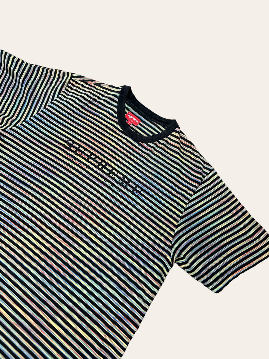 Supreme Static Stripe T Shirt XL Groovy Garage