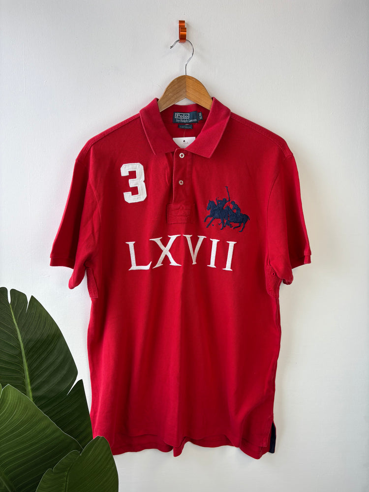 Ralph Lauren Red Big Pony Polo Shirt