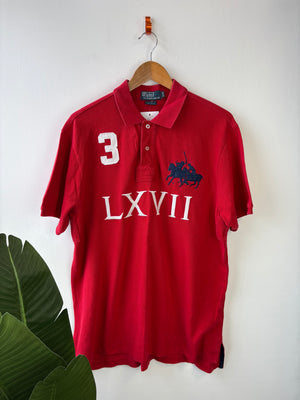 Ralph Lauren Red Big Pony Polo Shirt