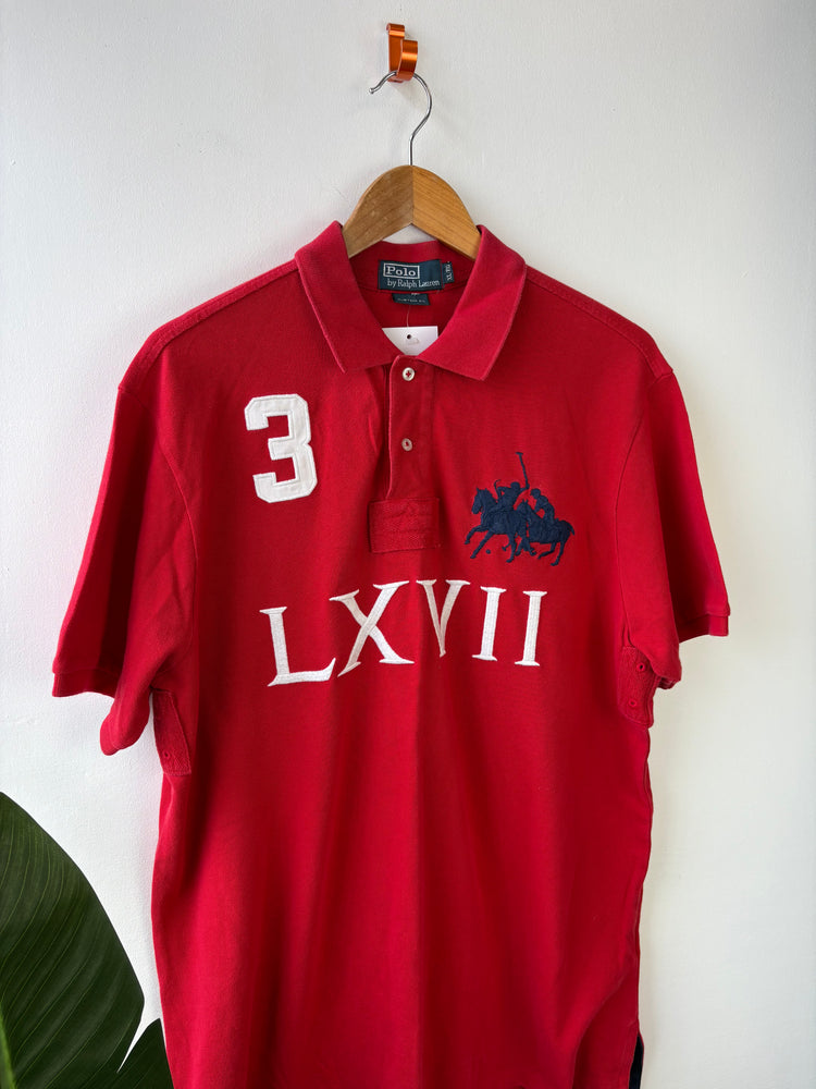 Ralph Lauren Red Big Pony Polo Shirt