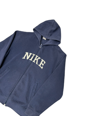 Nike Spellout Vintage Zip Through Hoodie L Wmns