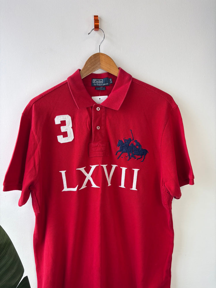 Ralph Lauren Red Big Pony Polo Shirt