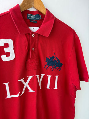 Ralph Lauren Red Big Pony Polo Shirt