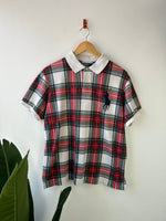 Ralph Lauren Tartan Polo Shirt L