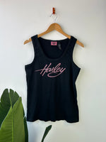 Harley Davidson Black & Pink Tank Top 2XL