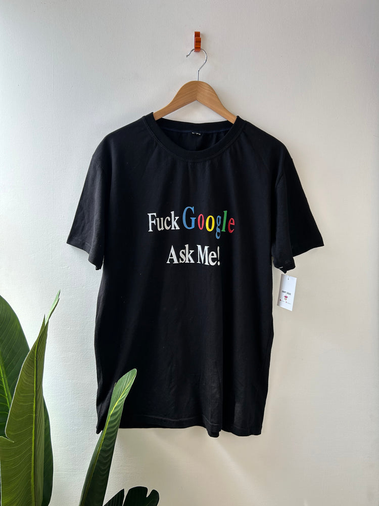 F*** Google Black T Shirt XXL