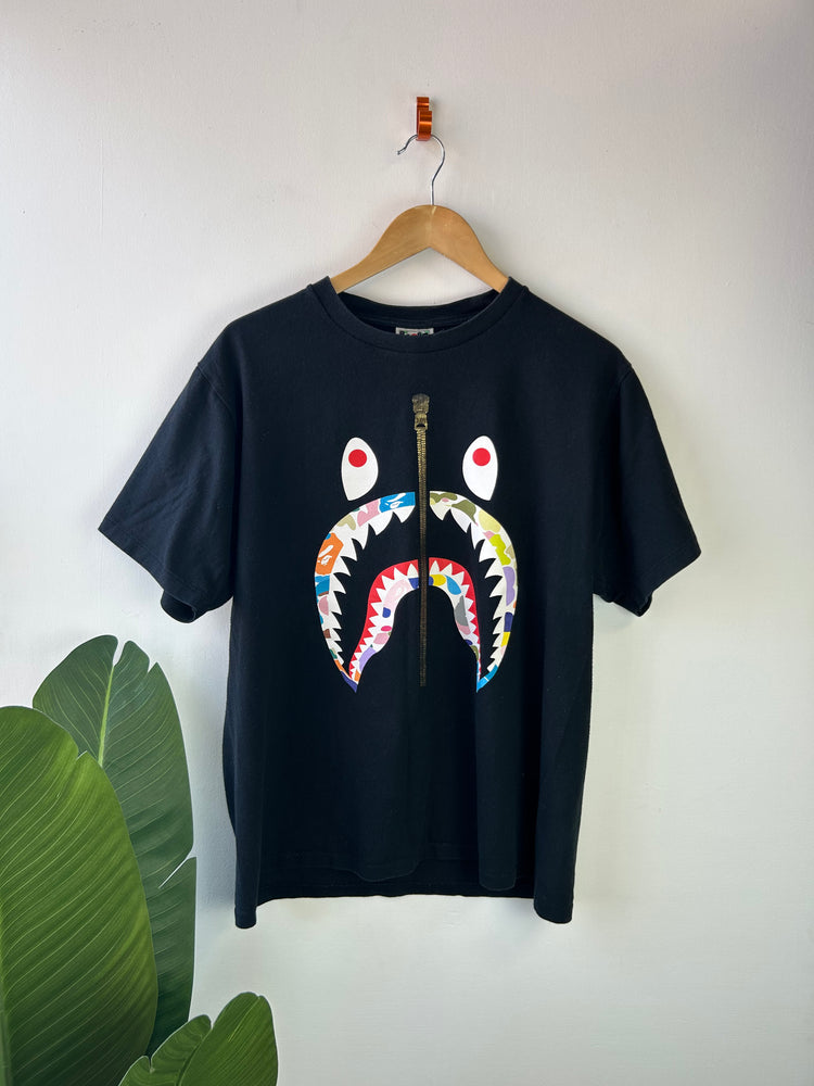 Bape Shark T Shirt Black L
