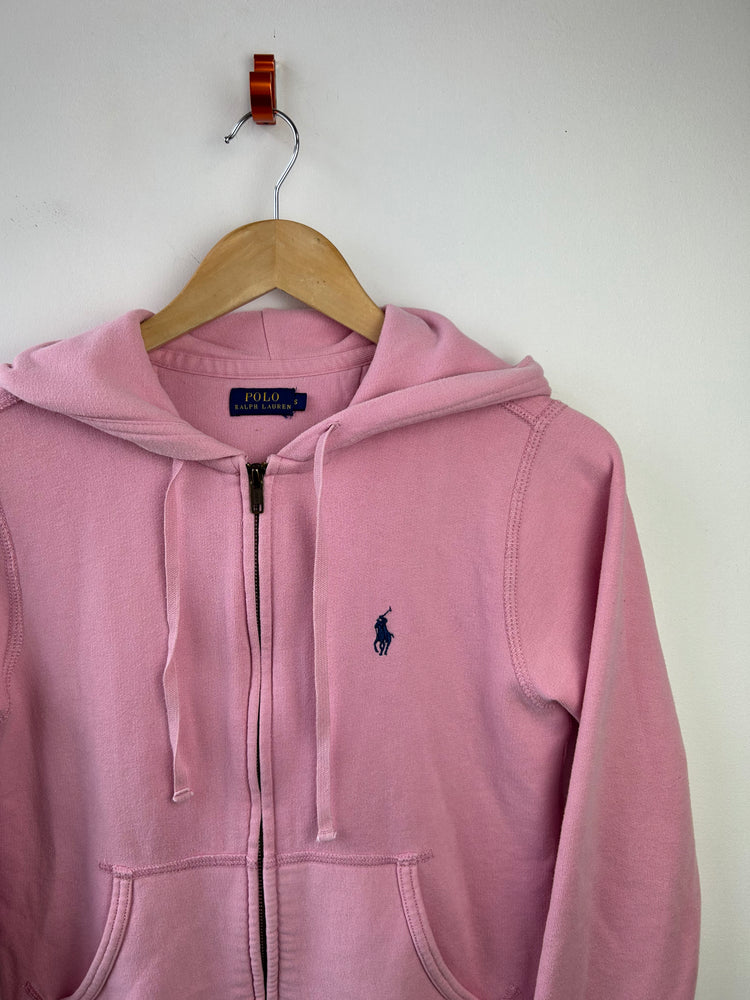 Ralph Lauren Pink Zip Through Hoodie S