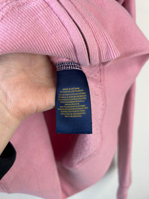 Ralph Lauren Pink Zip Through Hoodie S