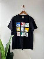 Clints black Colour Block T-shirt L