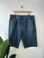 Red Monkey Embroidered Baggy Jorts W38