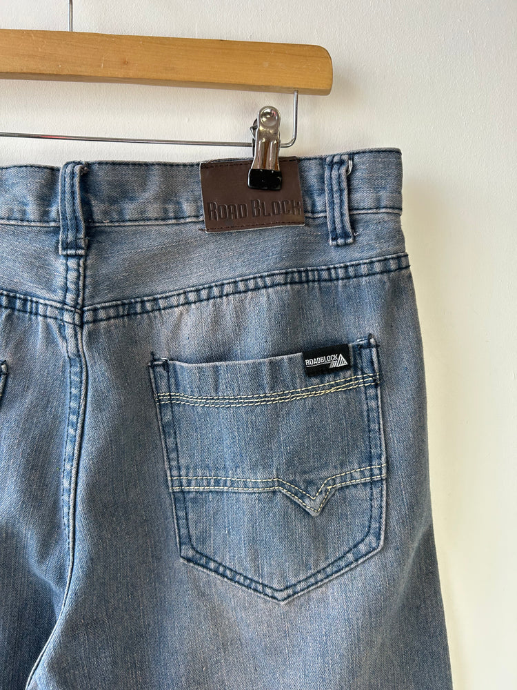 Roadblock Y2K Washed Baggy Jorts