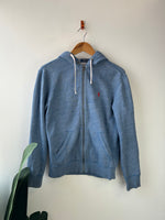 Ralph Lauren Blue Zip Thru Hoodie S