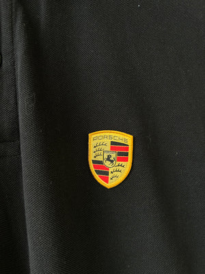 Porsche Racing Black Polo Shirt M