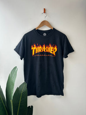 Thrasher Graphic Black T-Shirt M