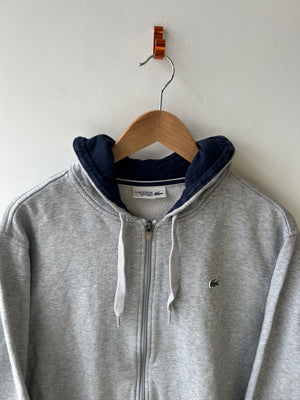 Lacoste Sport Grey Zip Through Hoodie XL