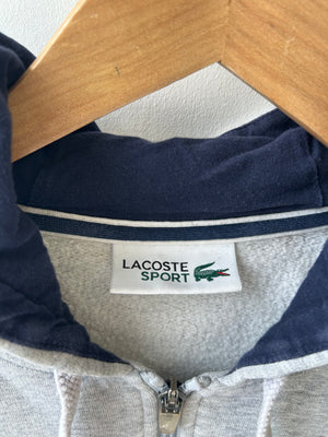 Lacoste Sport Grey Zip Through Hoodie XL
