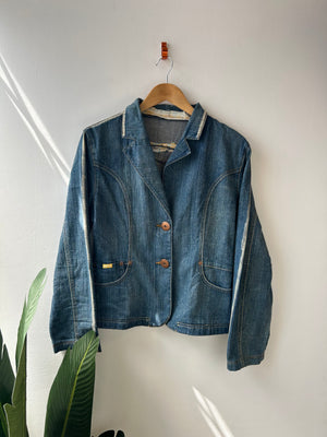 Vintage 2000s Enyce Denim Blazer M