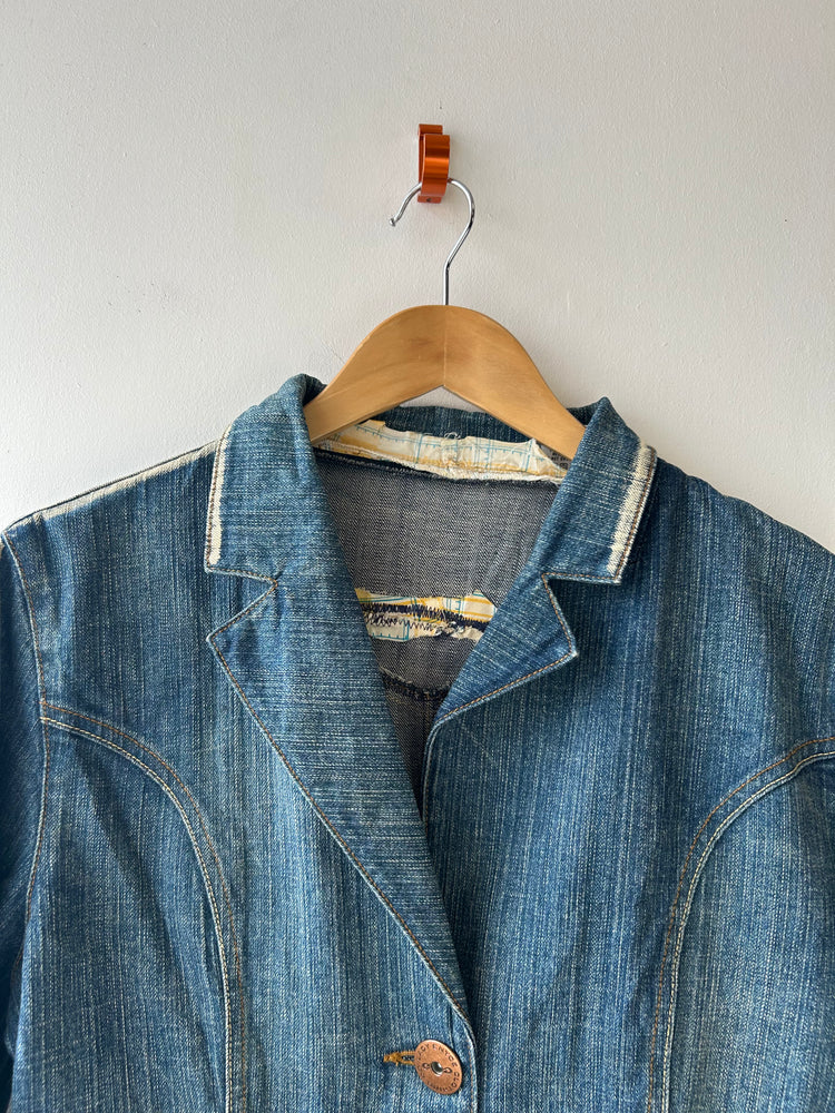 Vintage 2000s Enyce Denim Blazer M
