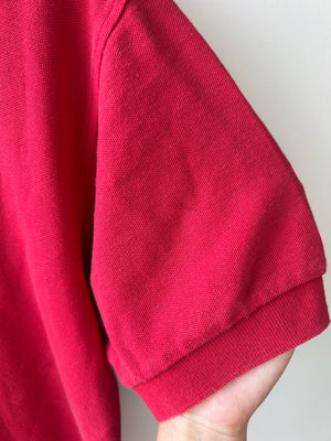Valentino Jeans Red Polo Shirt L