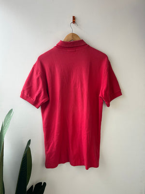 Valentino Jeans Red Polo Shirt L