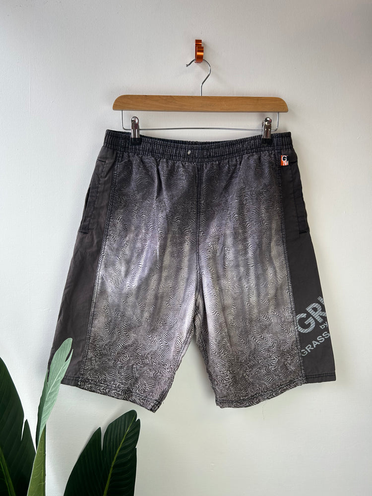 Y2K Vintage Grey Baggy Board Shorts