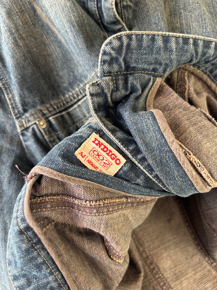 Armani Jeans Archival Washed Denim Jacket
