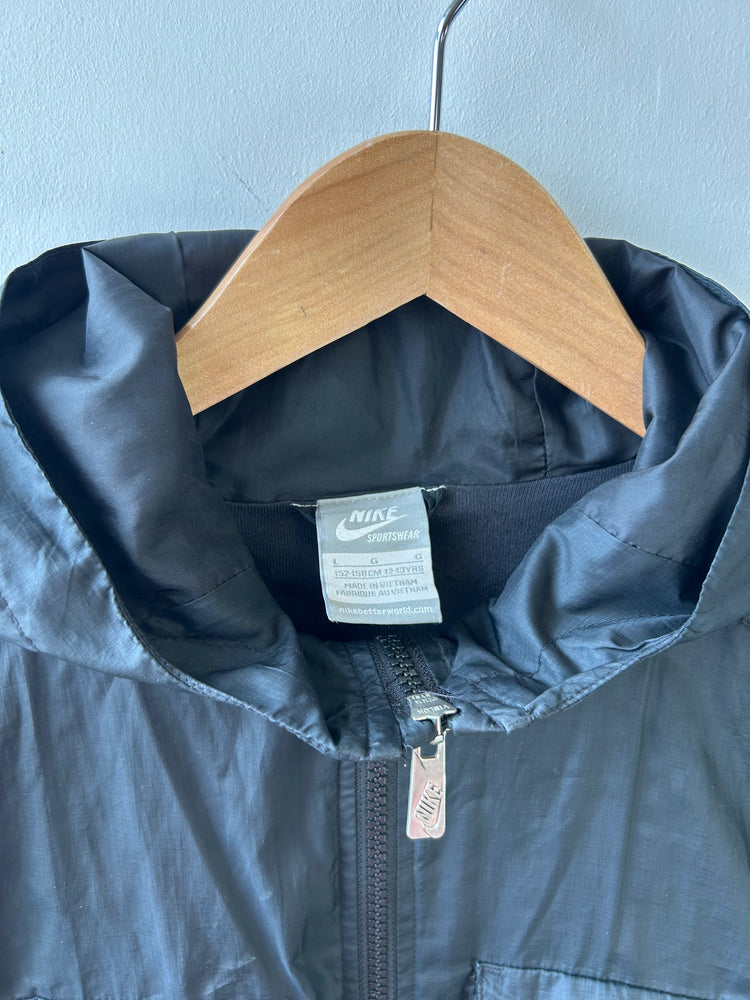Nike 2000s Black Zip Through Jacket L