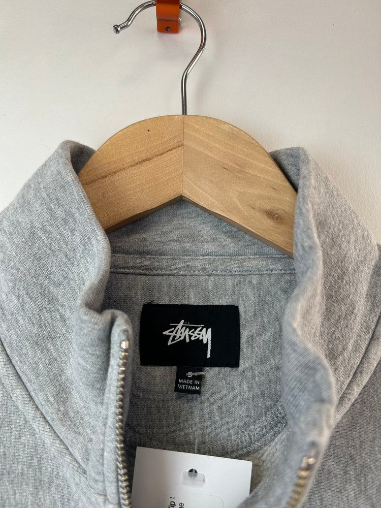 Stussy Grey Quarter Zip S