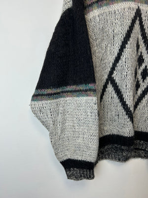 Vintage Knitted Fuzzy Jumper M