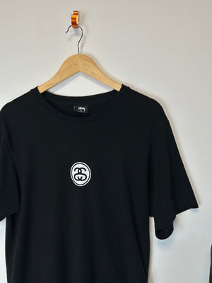 Stussy Emblem Black T Shirt M