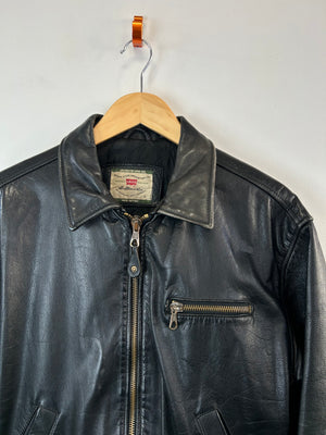 1980's Levis Leather Jacket M