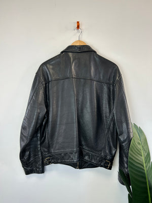 1980's Levis Leather Jacket M