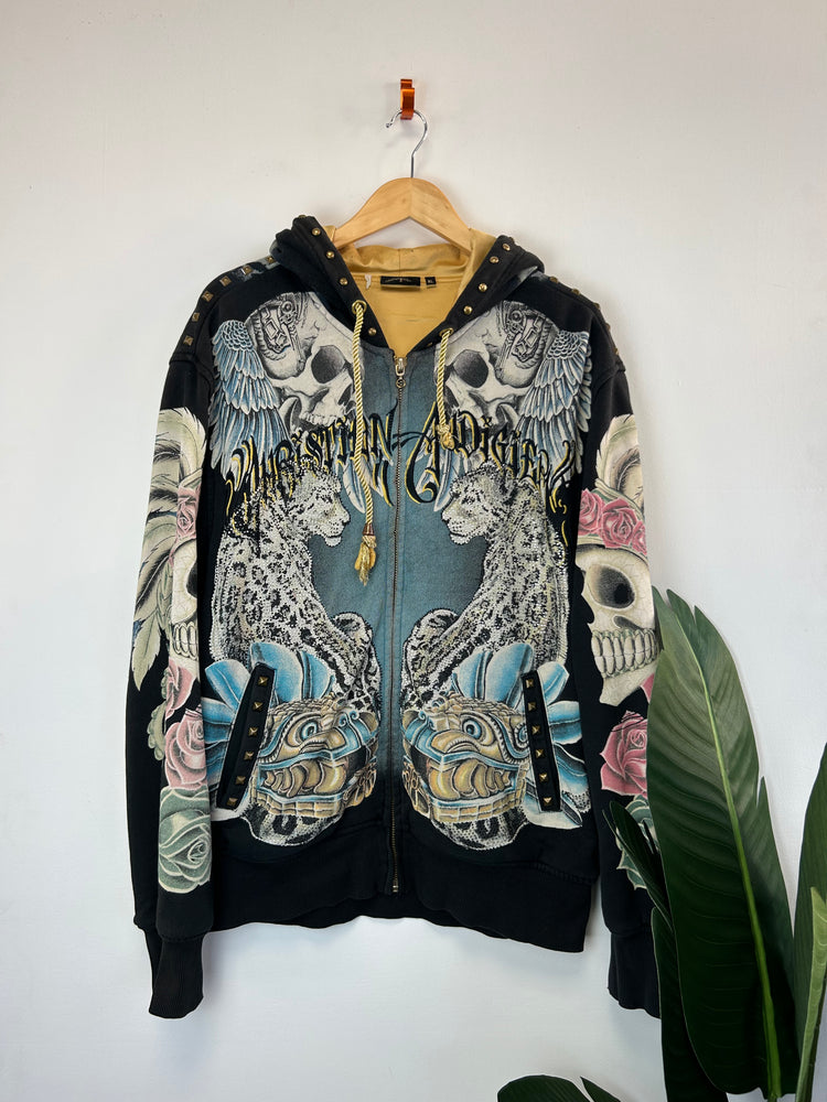 Christian Audigier Vintage Zip Up XL