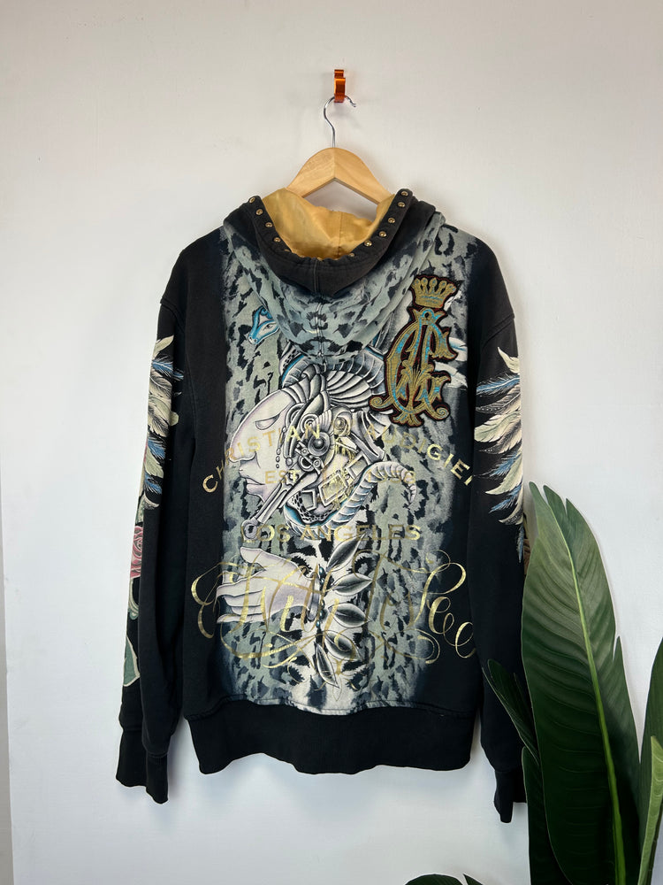 Christian Audigier Vintage Zip Up XL