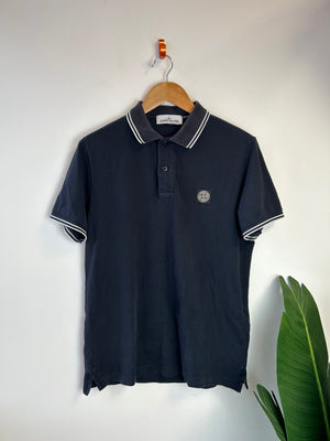Stone Island Navy Polo Shirt M