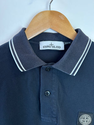 Stone Island Navy Polo Shirt M