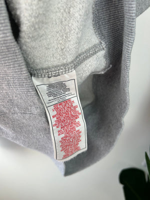 Nike 2000s Grey Zip Through Hoodie L