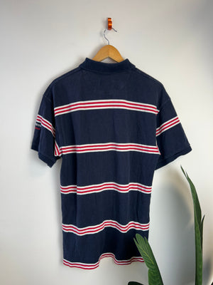Fred Perry Striped Vintage Polo Shirt L