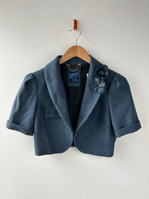 Miss Sixty Cropped Vintage Blazer L