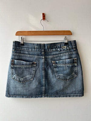 Diesel Denim y2k Mini Skirt S
