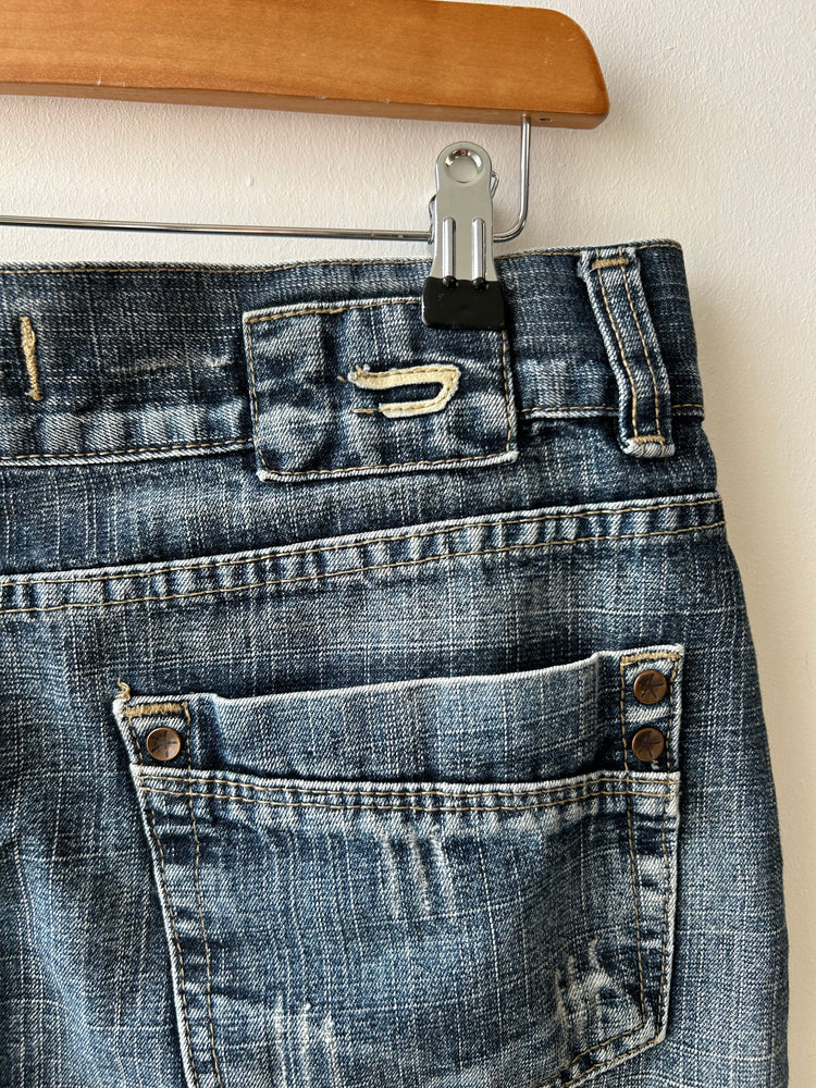 Diesel Denim y2k Mini Skirt S