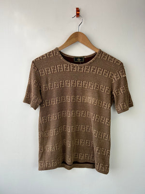 Fendi Maglia Vintage Monogram T-shirt