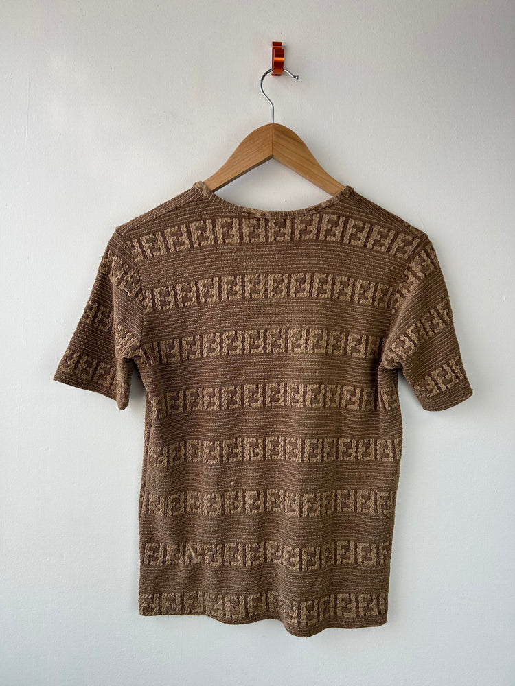 Fendi Maglia Vintage Monogram T-shirt