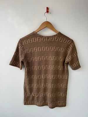 Fendi Maglia Vintage Monogram T-shirt