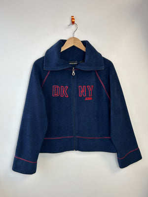 DKNY Jeans y2k Zip Through Fleece