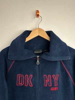 DKNY Jeans y2k Zip Through Fleece