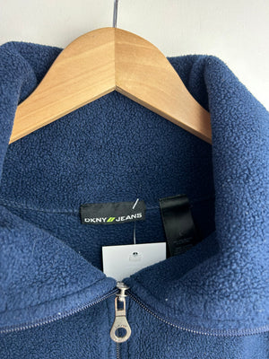 DKNY Jeans y2k Zip Through Fleece
